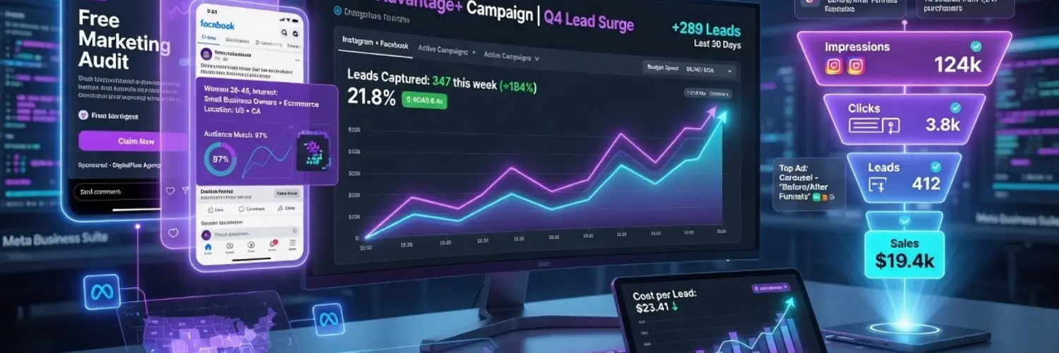 Professional Meta Ads Services for Facebook and Instagram lead generation campaigns